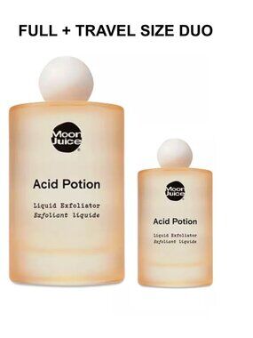 *NWT* Moon Juice Acid Potion Duo: Full Size (3.3 oz) + Travel Size (1 oz.)